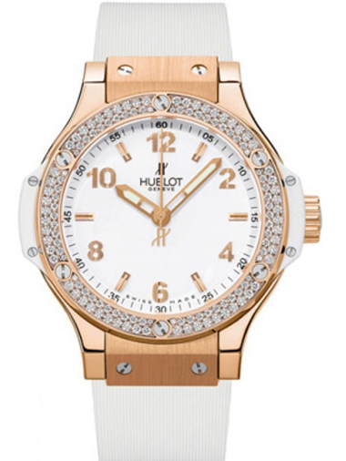 Hublot Big Bang Quartz Gold White 38mm 361.pe.2010.rw.1104 Watch - Click Image to Close